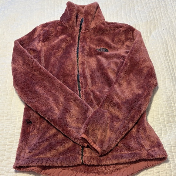 The North Face Women's Plush Pink Teddy Jacket - Picture 1 of 6